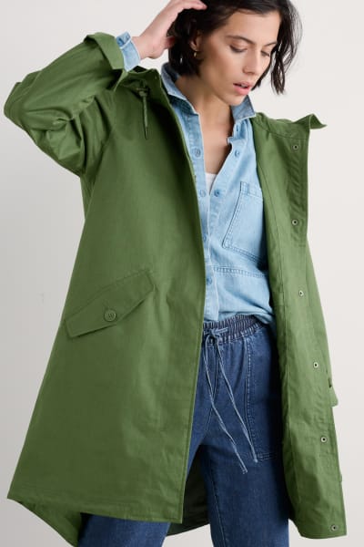 Womens petite raincoat 2025