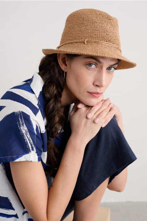 Found Treasures Peaked Summer Hat