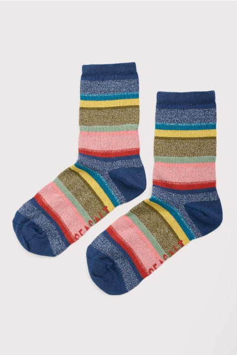 Women's Sparkle Sailor Socks Model Image