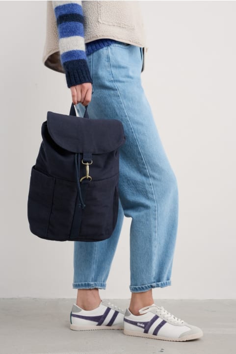 Daytripper Organic Cotton Backpack Model Image