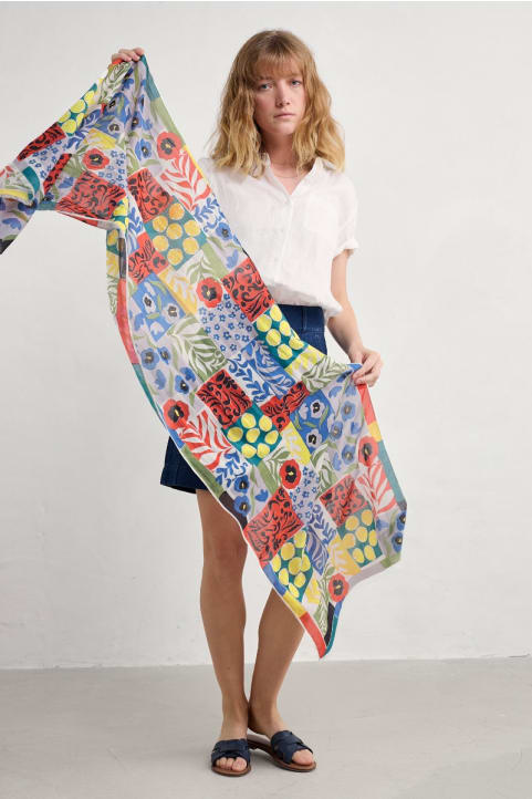 May Garland Printed Scarf