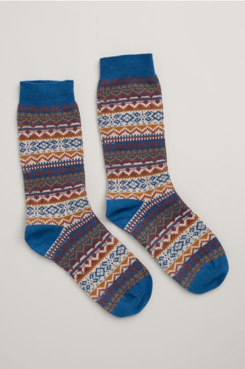 Fair Isle Bloomin Good Socks  Image