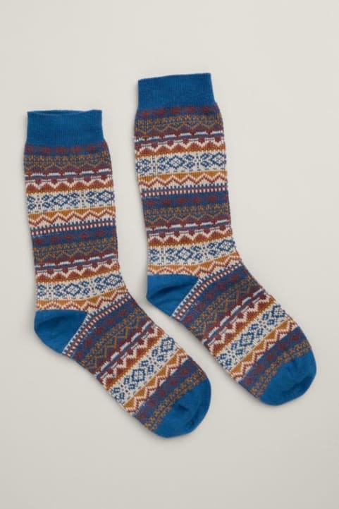 Fair Isle Bloomin Good Socks 
