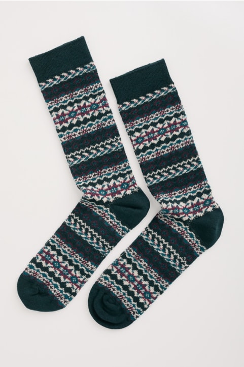 Men's Bloomin Good Fair Isle Socks