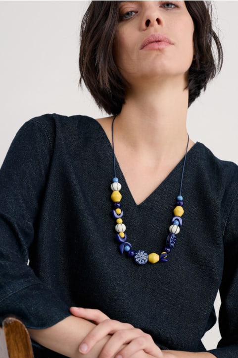 Filbert Beaded Necklace Image