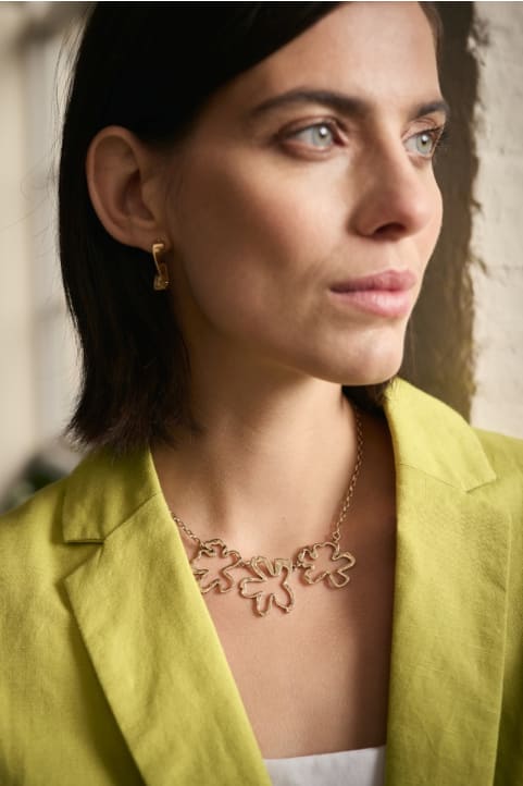 Anneal Flower Necklace