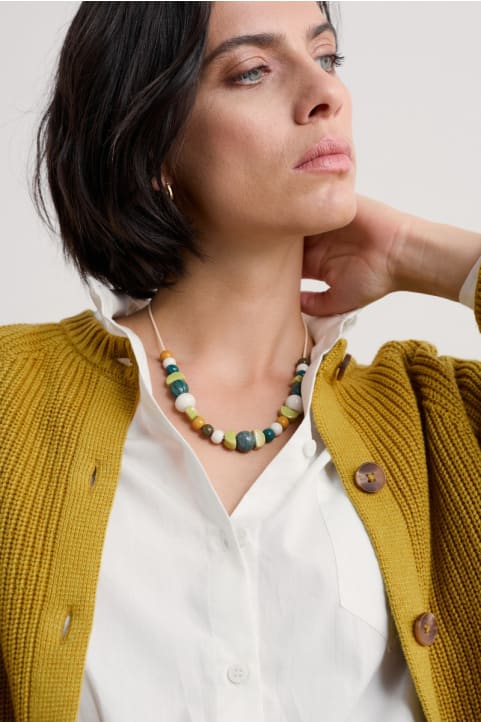 Kres Ceramic Bead Necklace Image