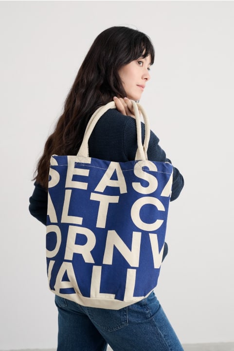 Canvas Letters Logo Tote Bag  Image