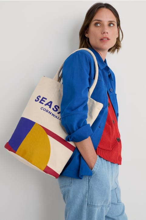 Canvas Arty Logo Tote Bag 