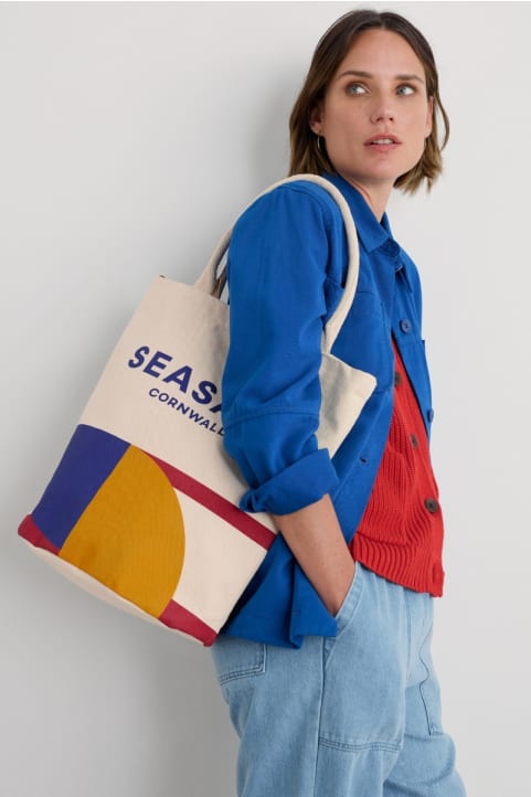Canvas Arty Logo Tote Bag 