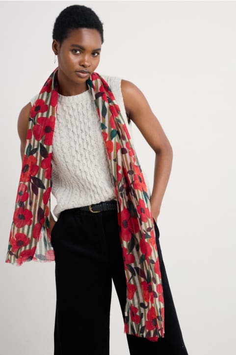 Pretty Printed Scarf Image