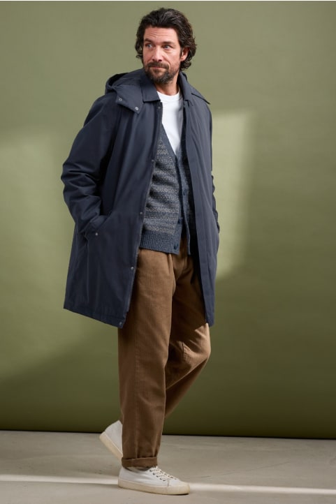 Men's Stone Wave Waterproof Coat