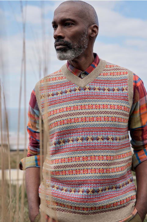 Men's Fair Isle Walt Vest