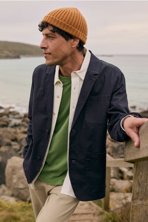 Men's Towen Organic Cotton Blazer Image