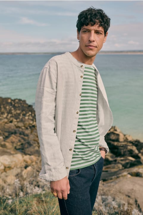 Men's Porlock Linen Shirt Image