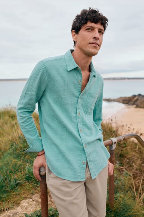 Men's Kettle Double Gauze Shirt (GOTS) Image