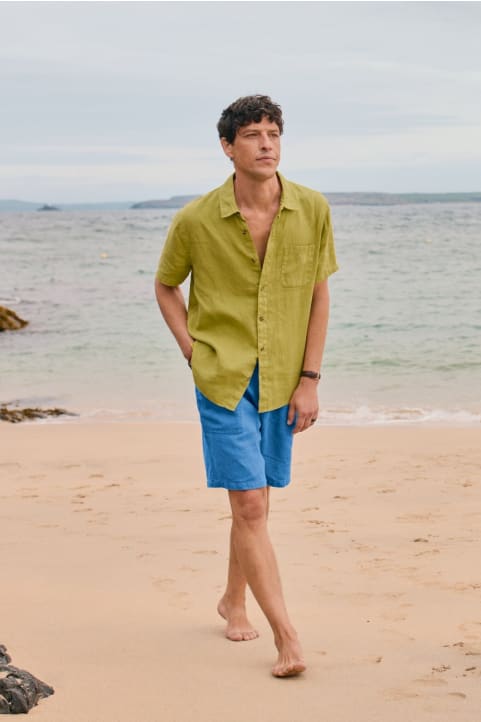 Men's Sandcart Linen Shorts Image