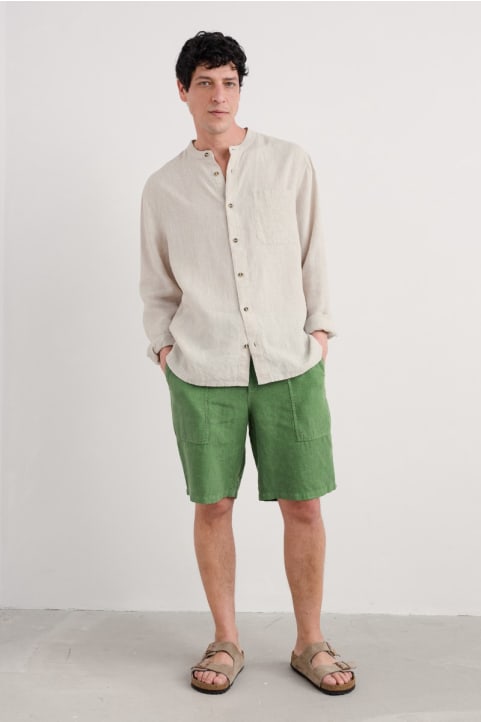 Men's Sandcart Linen Shorts Image