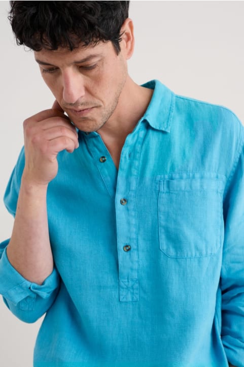Men's Artist's Linen Shirt