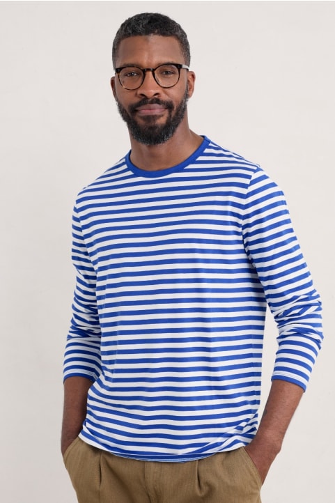 Men's Mind Charity Sailor Shirt in GOTS-Certified Organic Cotton Jersey