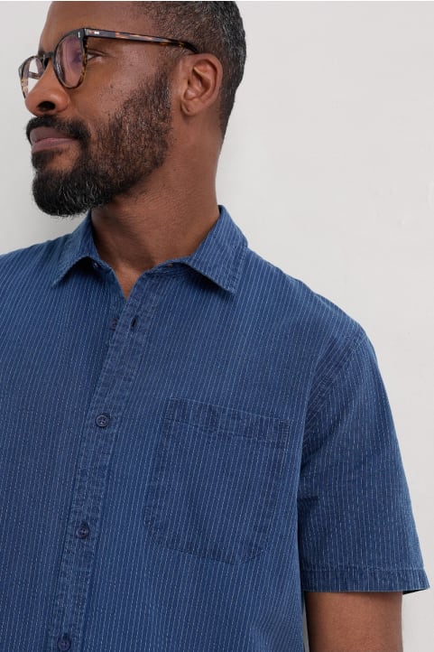 Men's Ayre Short Sleeve Shirt in GOTS-Certified Organic Cotton