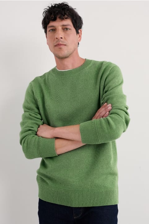 Men's Moorstone Knitted Organic Cotton Jumper