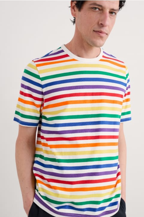 Pride Charity Regular Fit Sailor T-Shirt in GOTS-Certified Organic Cotton