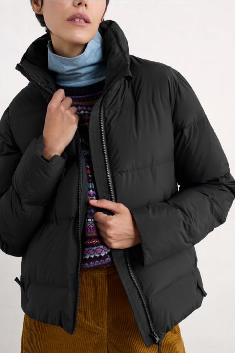 Field Path Padded Waterproof Jacket Model Image