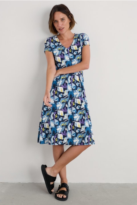 Pier View Jersey Dress