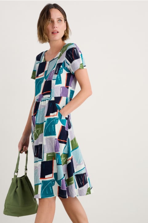 Enor Fit-and-Flare Dress