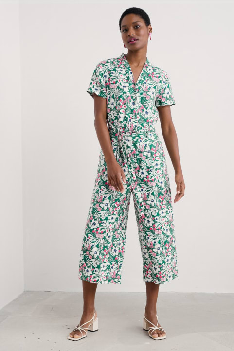 Treen Cove Linen Jumpsuit Image