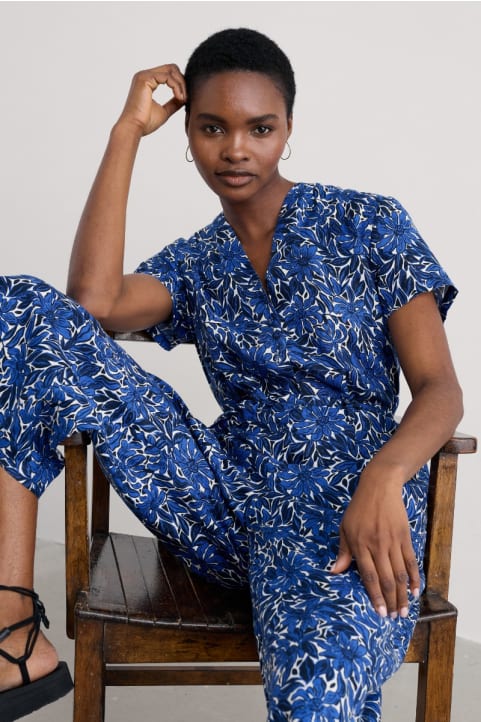 Treen Cove Linen Jumpsuit Image