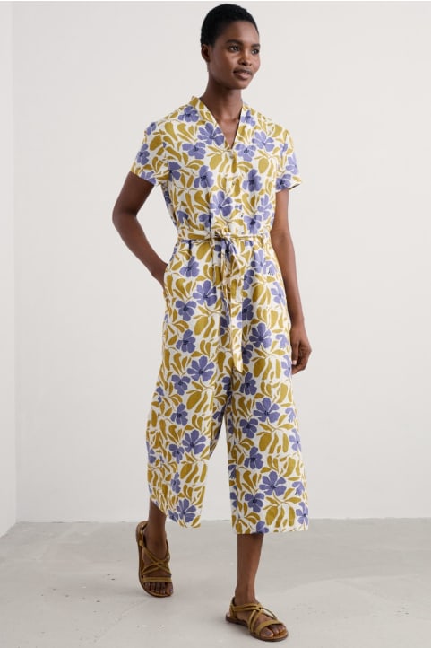 Treen Cove Linen Jumpsuit