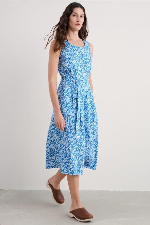 Belle Fit-and-flare Midi Dress