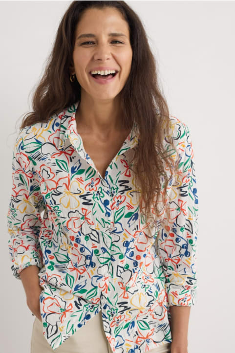 Larissa Shirt in GOTS-Certified Organic Cotton 