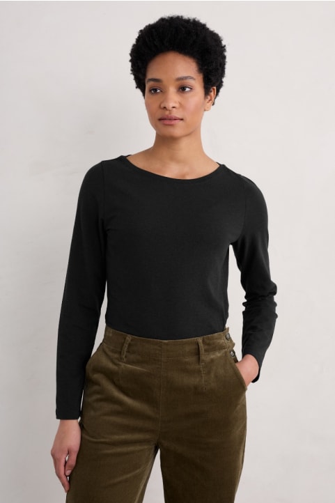 Easel Long Sleeve Jersey Top (GOTS) Image