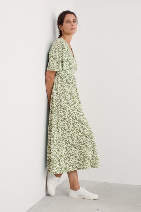 Chateaux Half Sleeve Maxi Dress  Image