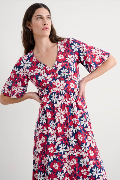 Chateaux Half Sleeve Maxi Dress  Image