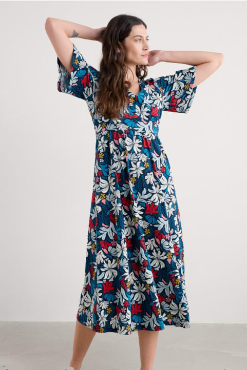 Chateaux Half Sleeve Maxi Dress  Image
