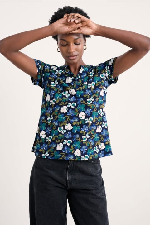 Waterflow Short Sleeve Top