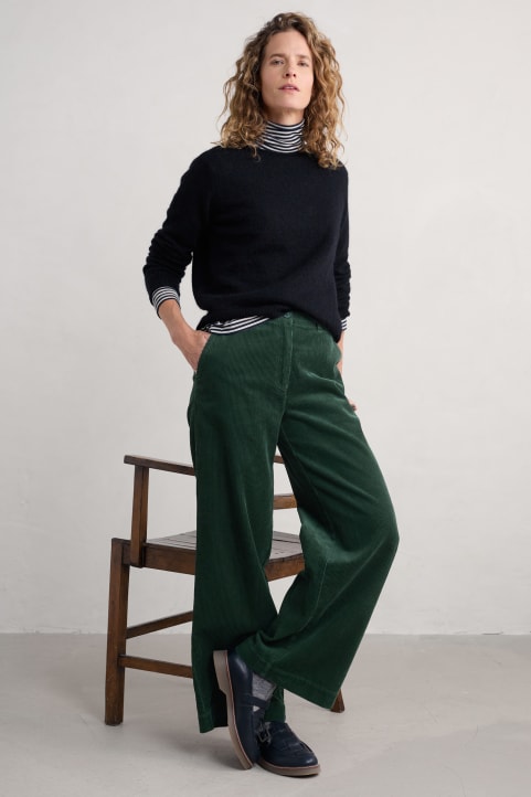 Dillwyn Wide Leg Cord Trouser
