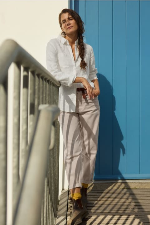 Hazel Branch Linen Shirt Image