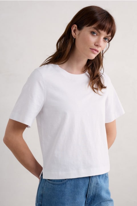 Copseland Striped Organic Cotton T-Shirt (GOTS) Image