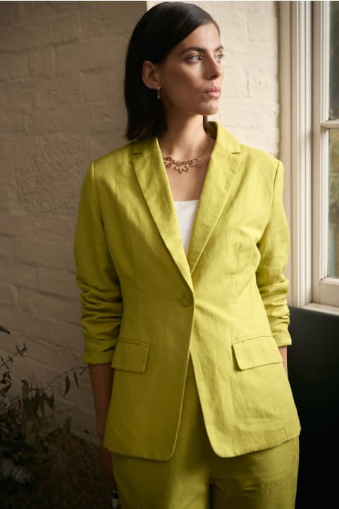 Erica Linen Blend Blazer Image
