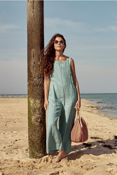 Salt Air Linen Jumpsuit Image
