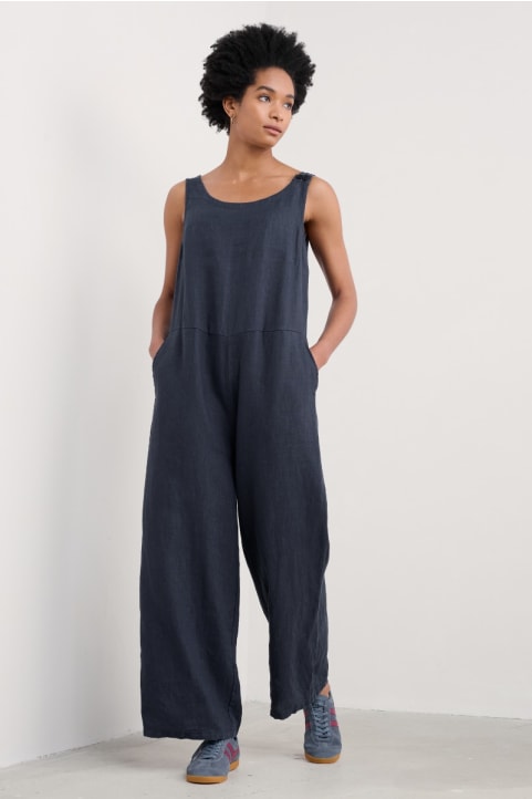 Salt Air Linen Jumpsuit Image