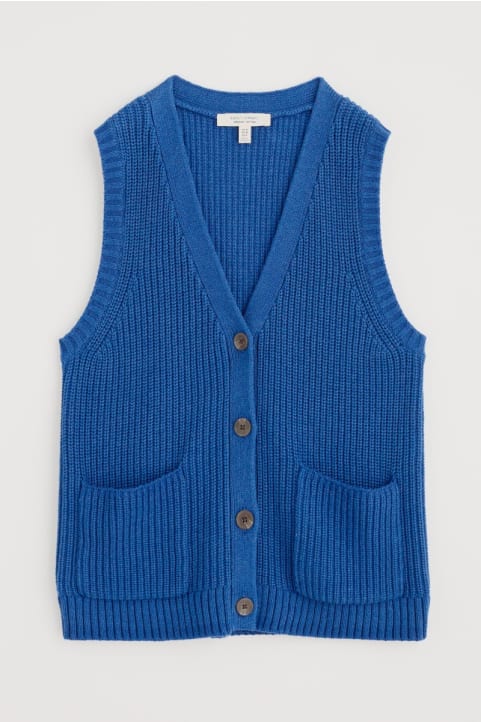 Swanpool Ribbed Knitted Vest