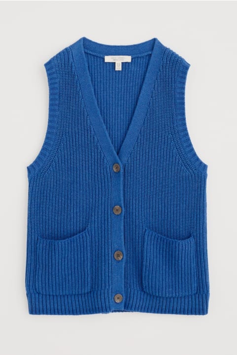 Swanpool Ribbed Knitted Vest