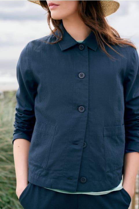 Carnon Downs Jacket in GOTS-Certified Organic Cotton