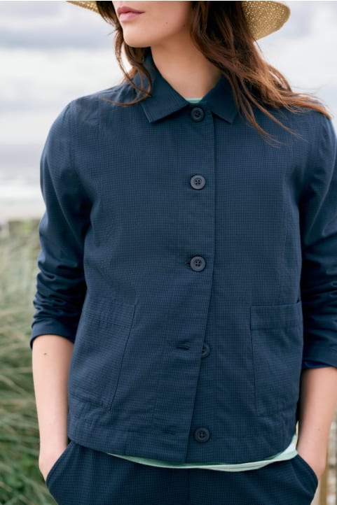 Carnon Downs Jacket in GOTS-Certified Organic Cotton